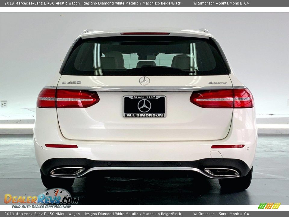 2019 Mercedes-Benz E 450 4Matic Wagon designo Diamond White Metallic / Macchiato Beige/Black Photo #3