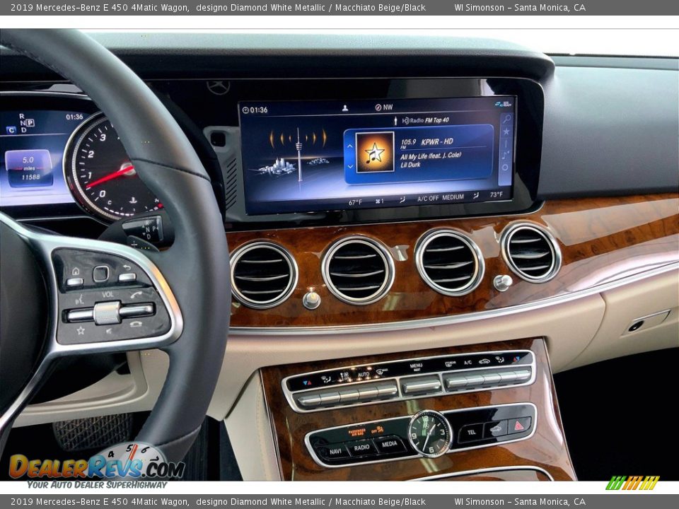 Controls of 2019 Mercedes-Benz E 450 4Matic Wagon Photo #5