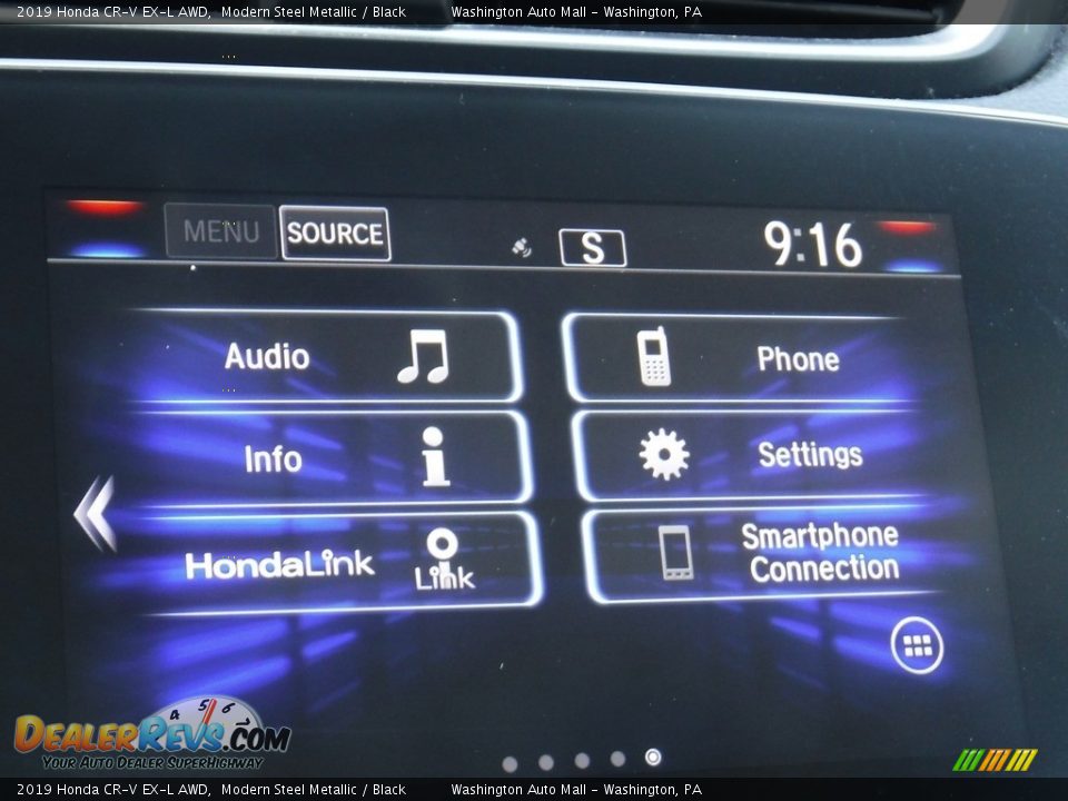 2019 Honda CR-V EX-L AWD Modern Steel Metallic / Black Photo #6