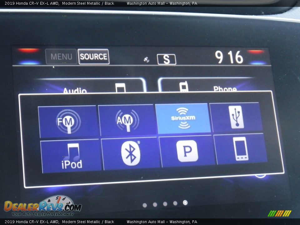 2019 Honda CR-V EX-L AWD Modern Steel Metallic / Black Photo #7
