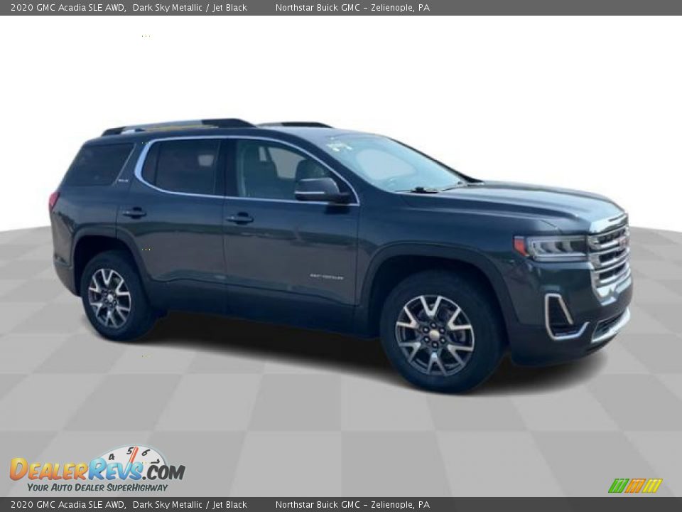 2020 GMC Acadia SLE AWD Dark Sky Metallic / Jet Black Photo #2