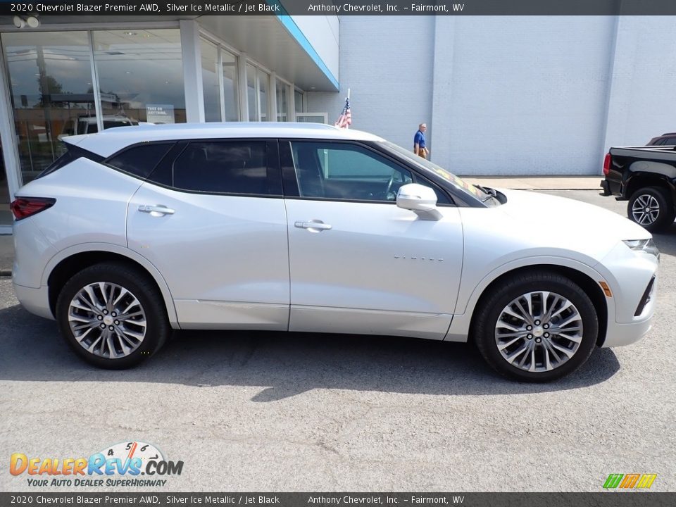 2020 Chevrolet Blazer Premier AWD Silver Ice Metallic / Jet Black Photo #2