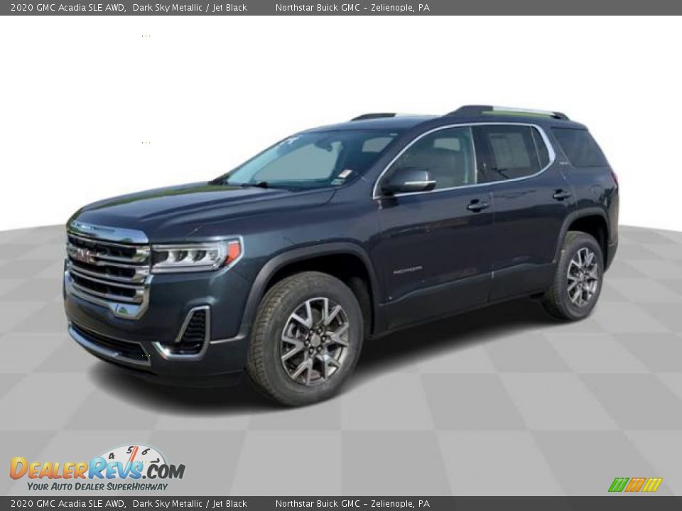 2020 GMC Acadia SLE AWD Dark Sky Metallic / Jet Black Photo #4