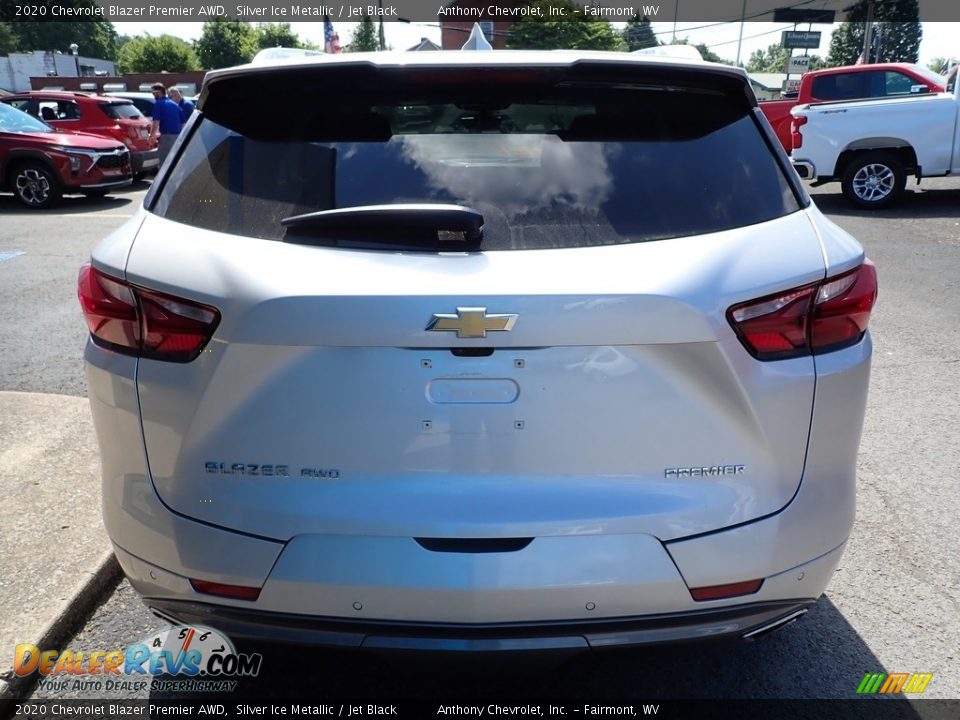 2020 Chevrolet Blazer Premier AWD Silver Ice Metallic / Jet Black Photo #4