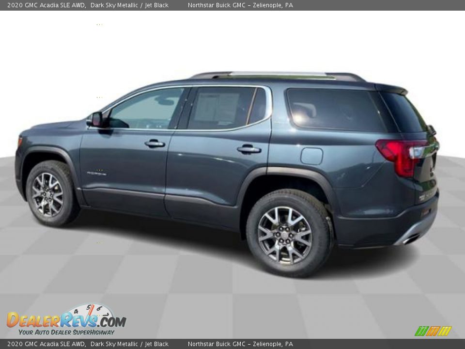 2020 GMC Acadia SLE AWD Dark Sky Metallic / Jet Black Photo #6