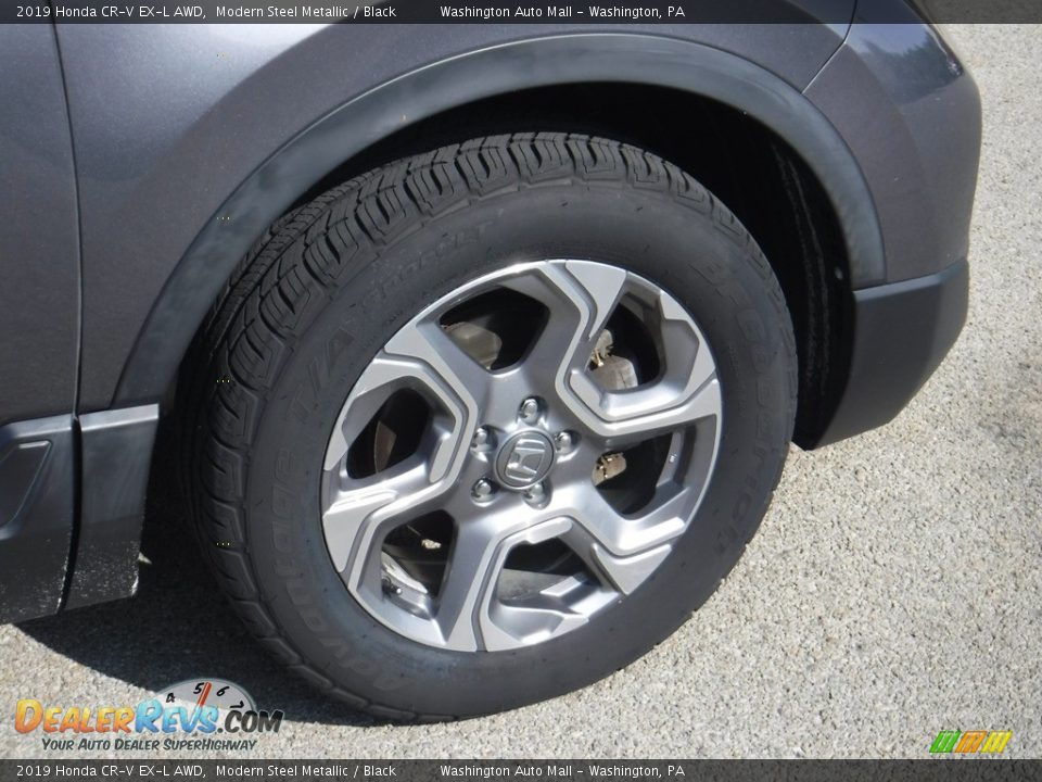 2019 Honda CR-V EX-L AWD Modern Steel Metallic / Black Photo #11