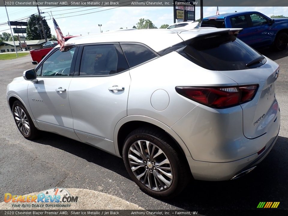 2020 Chevrolet Blazer Premier AWD Silver Ice Metallic / Jet Black Photo #6