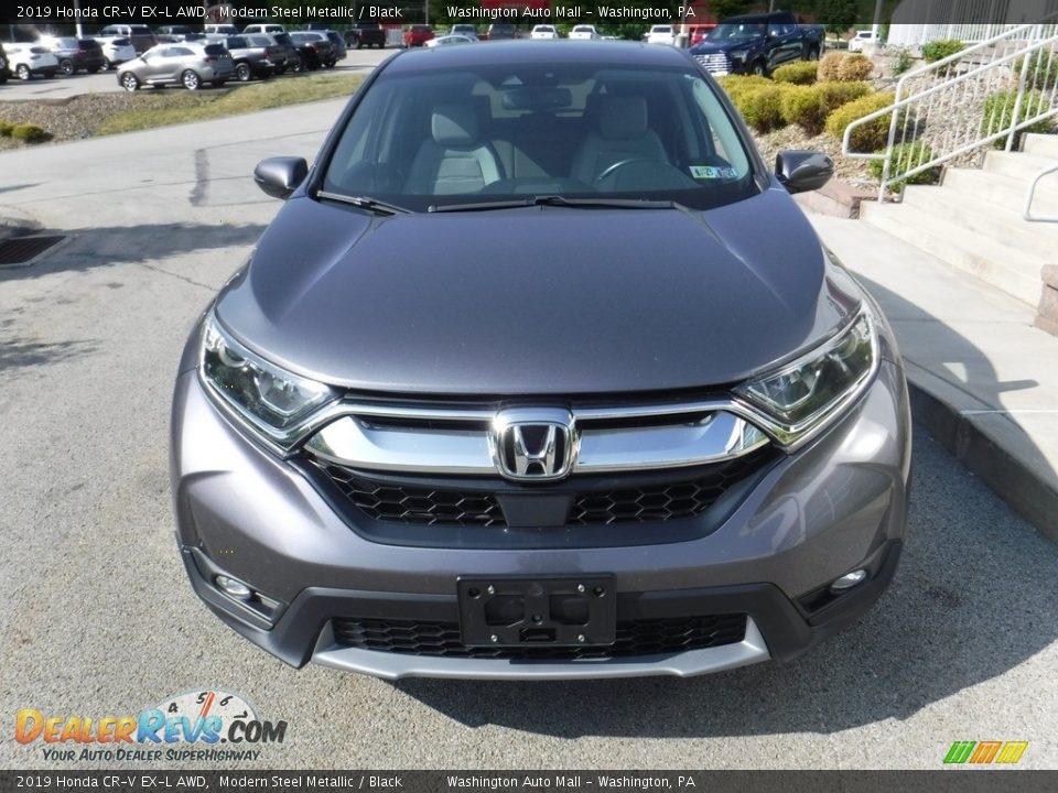 2019 Honda CR-V EX-L AWD Modern Steel Metallic / Black Photo #12