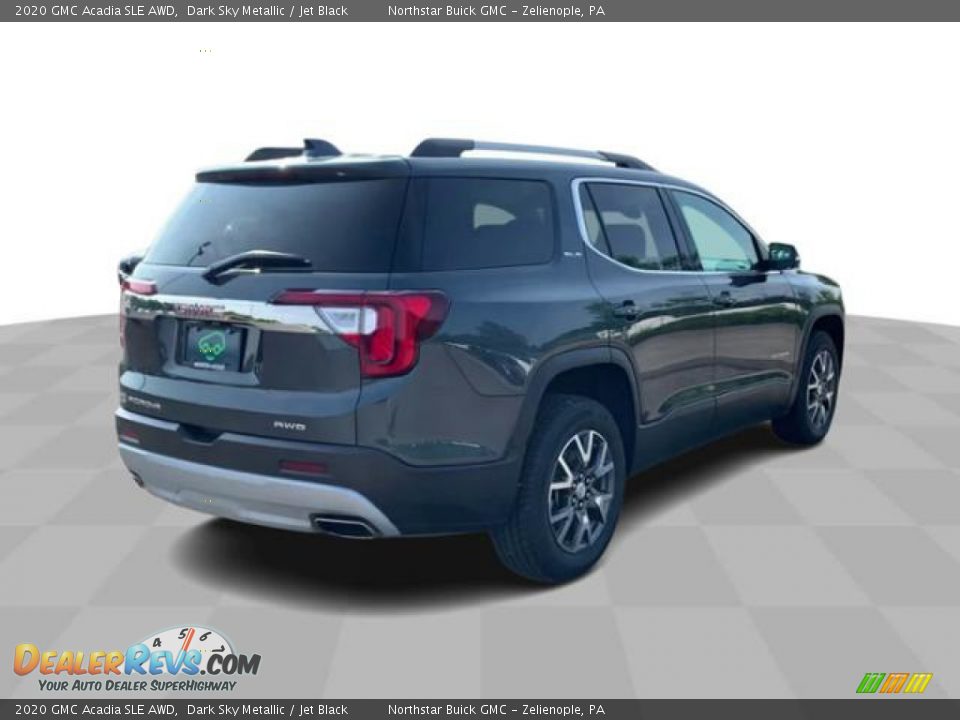 2020 GMC Acadia SLE AWD Dark Sky Metallic / Jet Black Photo #8