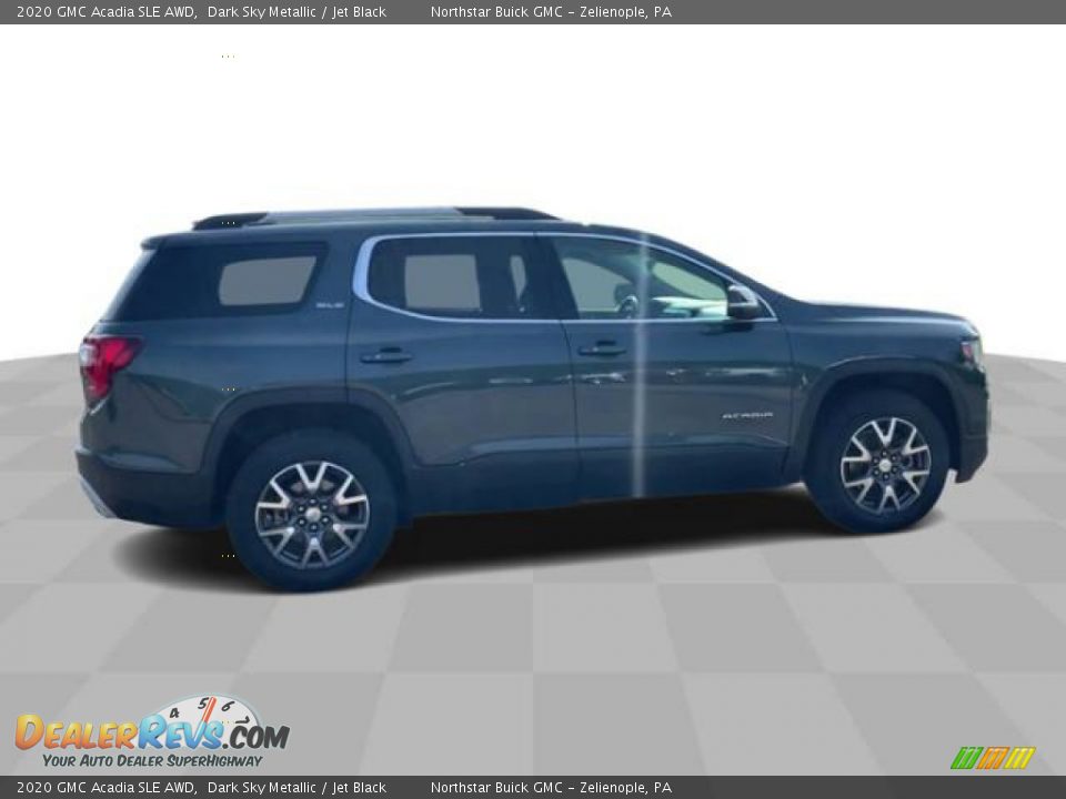 2020 GMC Acadia SLE AWD Dark Sky Metallic / Jet Black Photo #9