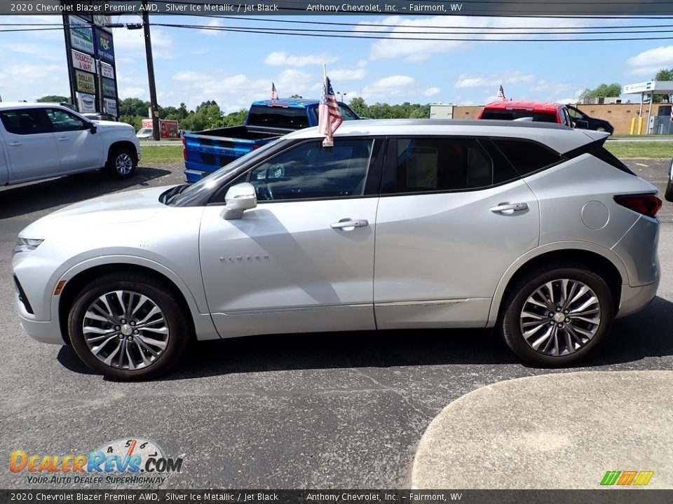 Silver Ice Metallic 2020 Chevrolet Blazer Premier AWD Photo #7