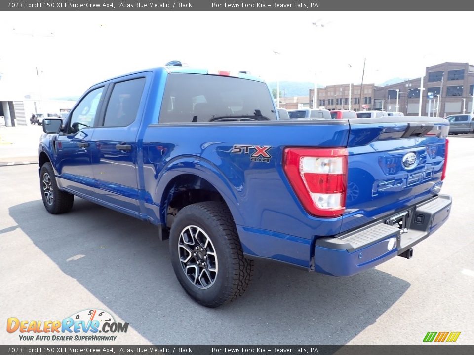 2023 Ford F150 XLT SuperCrew 4x4 Atlas Blue Metallic / Black Photo #6