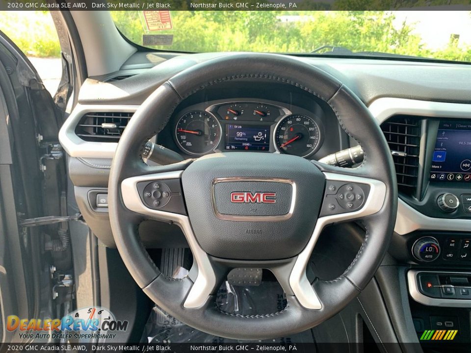 2020 GMC Acadia SLE AWD Dark Sky Metallic / Jet Black Photo #11