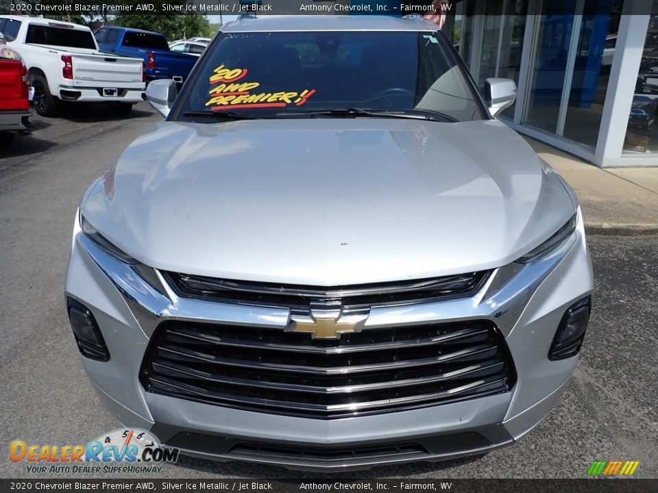 2020 Chevrolet Blazer Premier AWD Silver Ice Metallic / Jet Black Photo #9