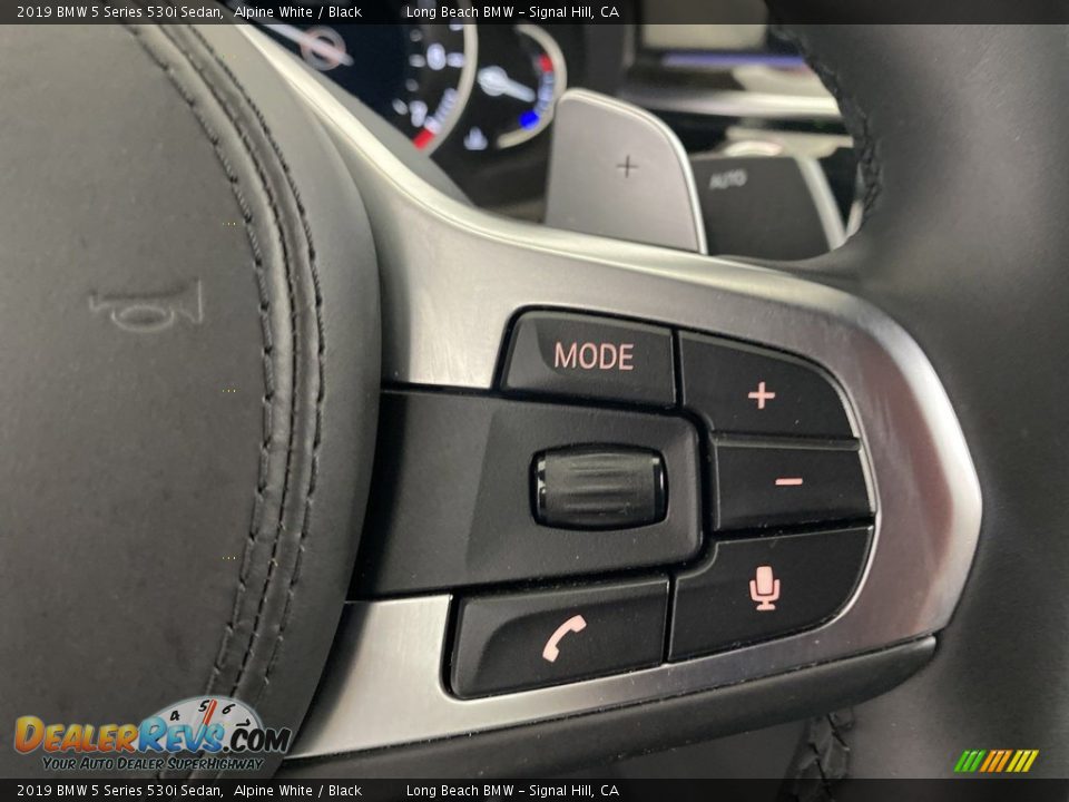 2019 BMW 5 Series 530i Sedan Alpine White / Black Photo #19