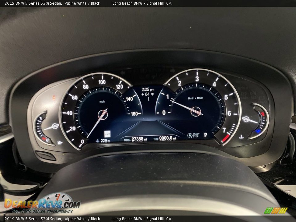 2019 BMW 5 Series 530i Sedan Alpine White / Black Photo #20