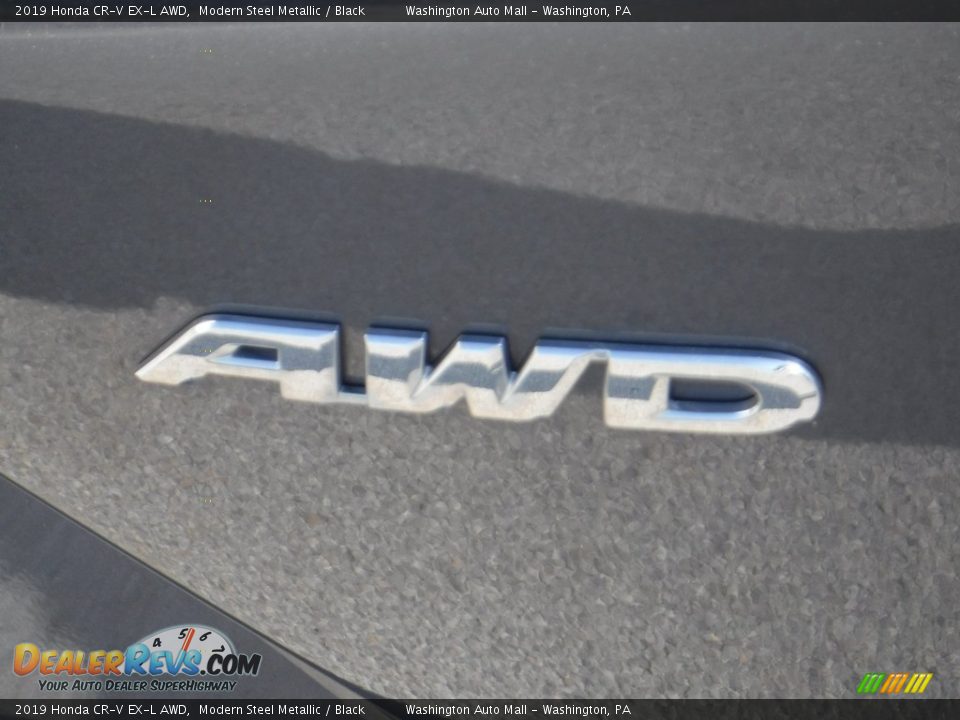 2019 Honda CR-V EX-L AWD Modern Steel Metallic / Black Photo #18