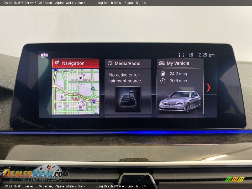 2019 BMW 5 Series 530i Sedan Alpine White / Black Photo #22