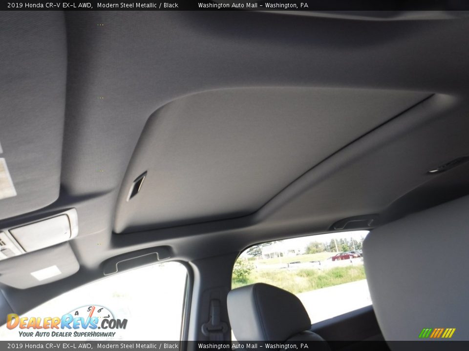 2019 Honda CR-V EX-L AWD Modern Steel Metallic / Black Photo #19
