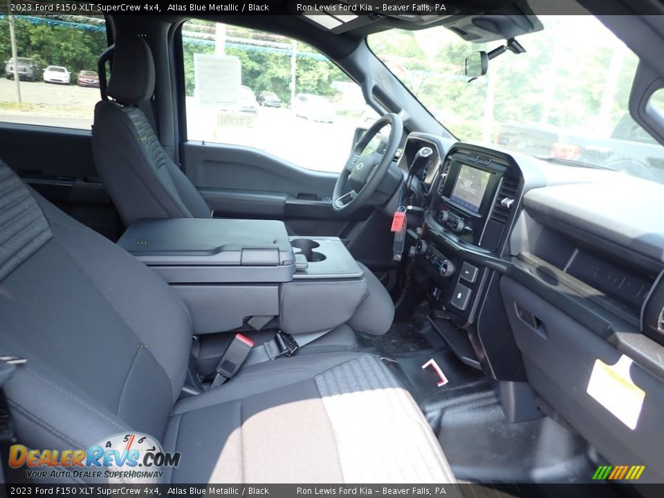 2023 Ford F150 XLT SuperCrew 4x4 Atlas Blue Metallic / Black Photo #12