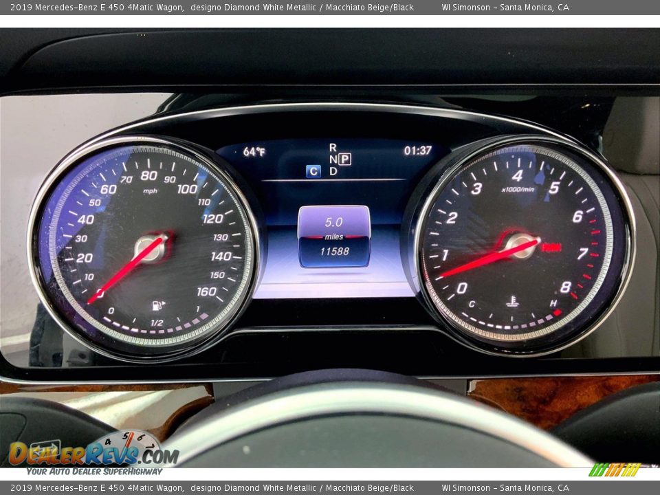 2019 Mercedes-Benz E 450 4Matic Wagon Gauges Photo #23