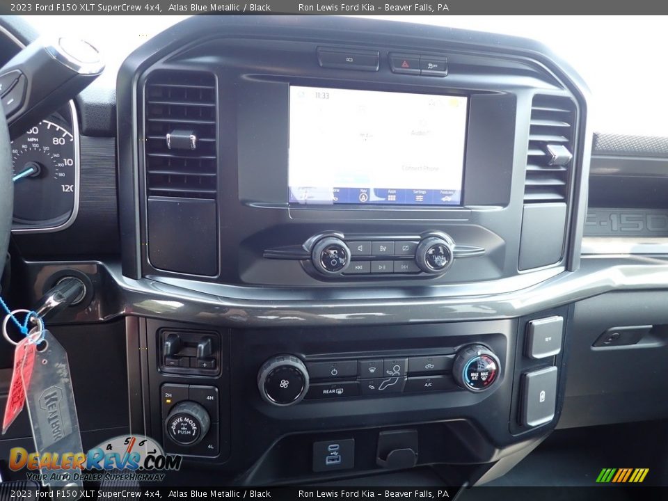 2023 Ford F150 XLT SuperCrew 4x4 Atlas Blue Metallic / Black Photo #17