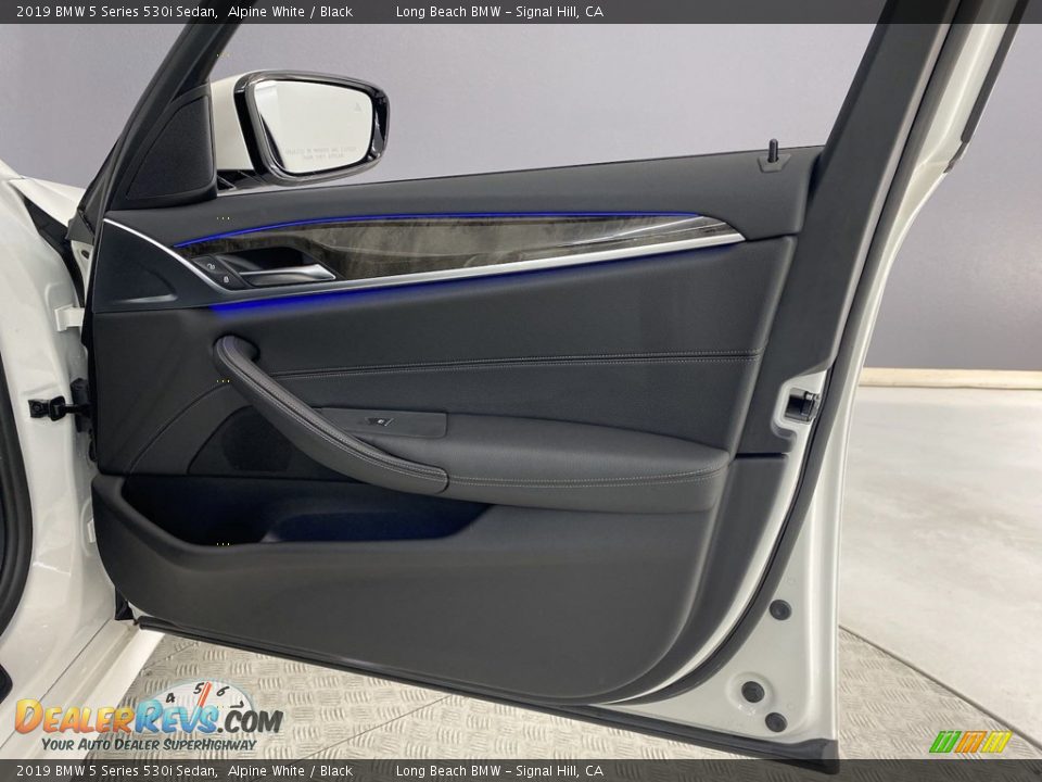2019 BMW 5 Series 530i Sedan Alpine White / Black Photo #31