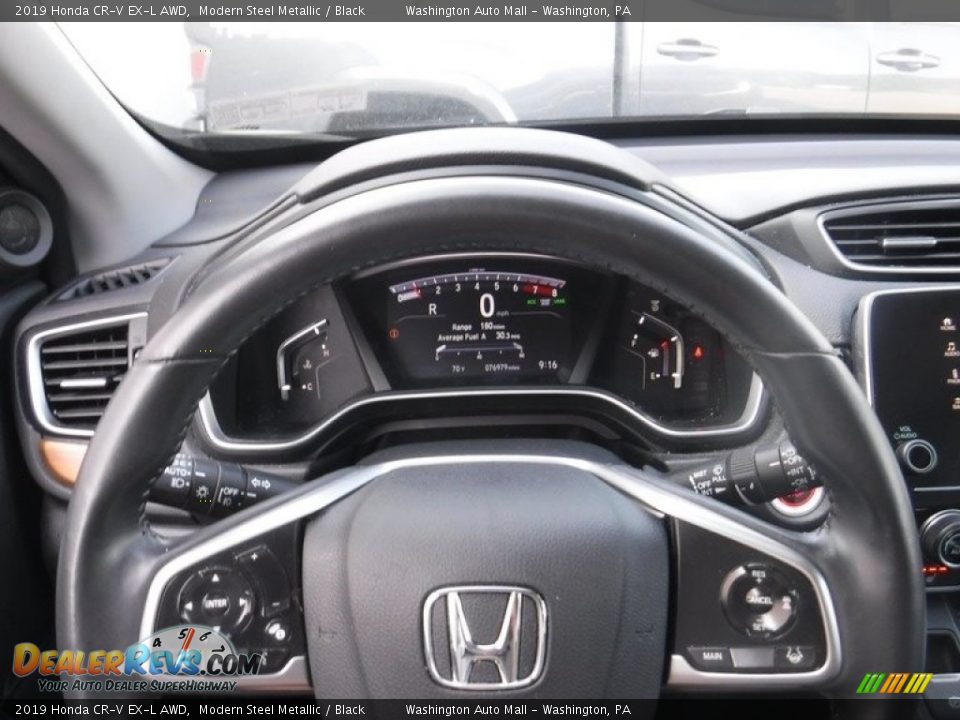 2019 Honda CR-V EX-L AWD Steering Wheel Photo #29