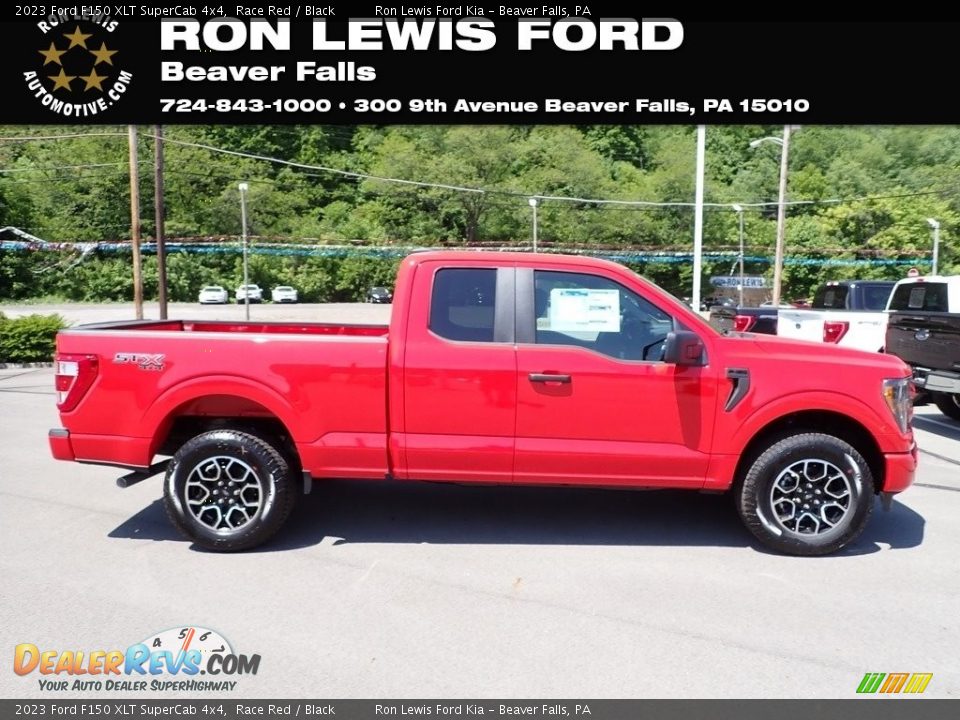 2023 Ford F150 XLT SuperCab 4x4 Race Red / Black Photo #1