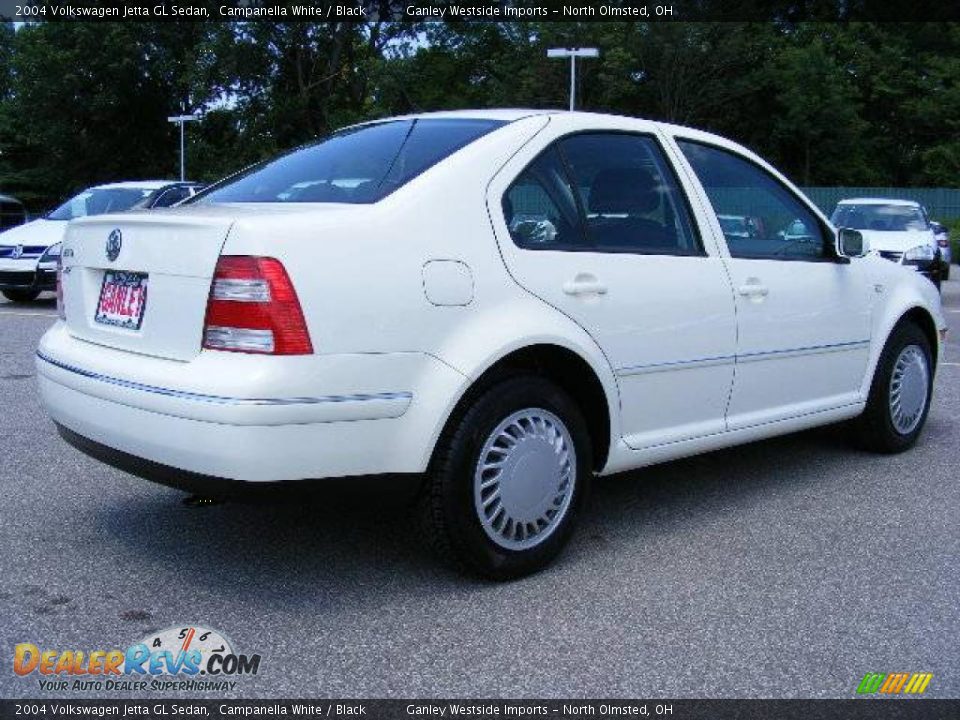 2004 Volkswagen Jetta GL Sedan Campanella White / Black Photo #5