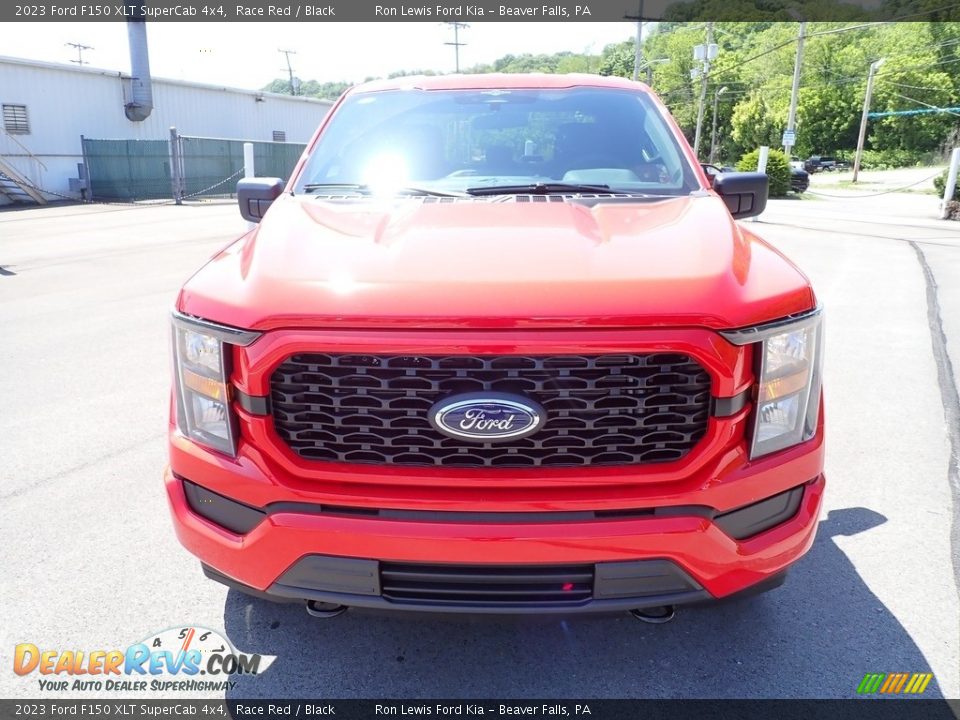 2023 Ford F150 XLT SuperCab 4x4 Race Red / Black Photo #3