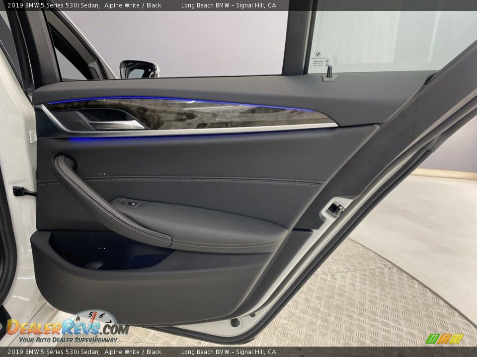 2019 BMW 5 Series 530i Sedan Alpine White / Black Photo #34