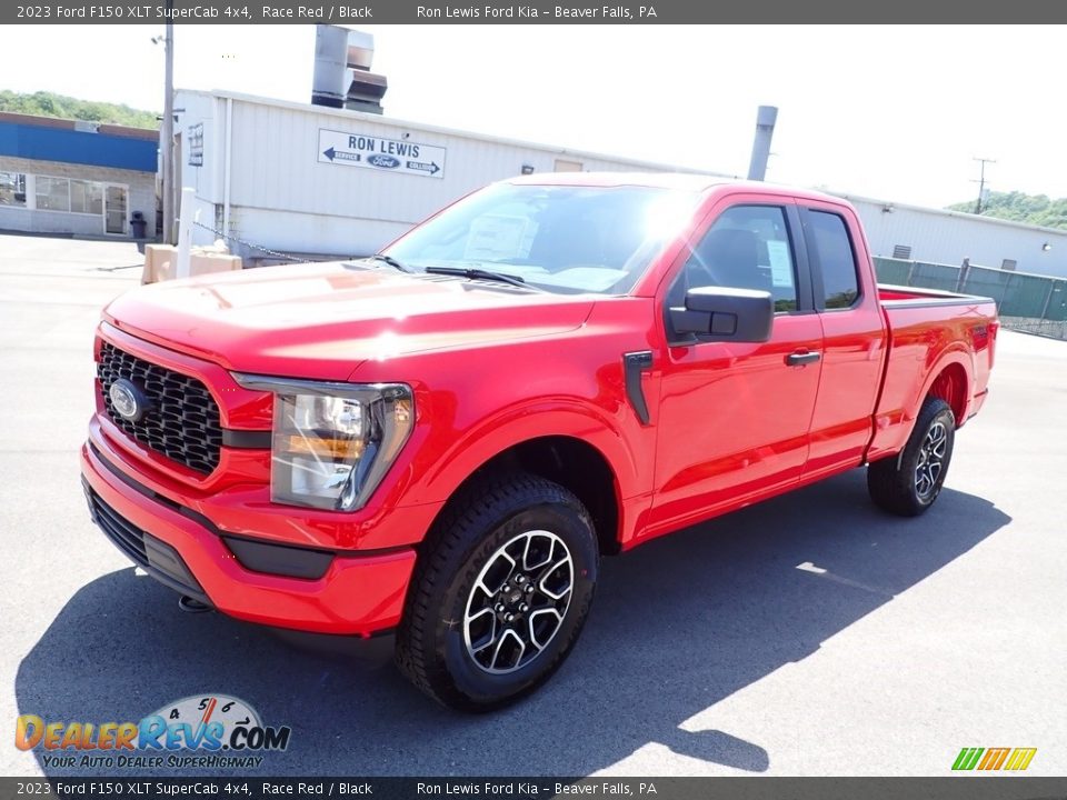 Race Red 2023 Ford F150 XLT SuperCab 4x4 Photo #4