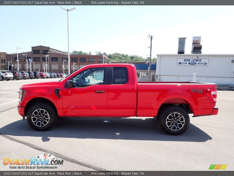 Race Red 2023 Ford F150 XLT SuperCab 4x4 Photo #5