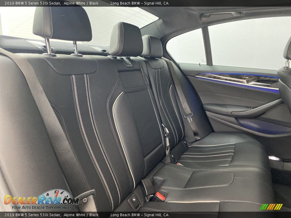 2019 BMW 5 Series 530i Sedan Alpine White / Black Photo #36