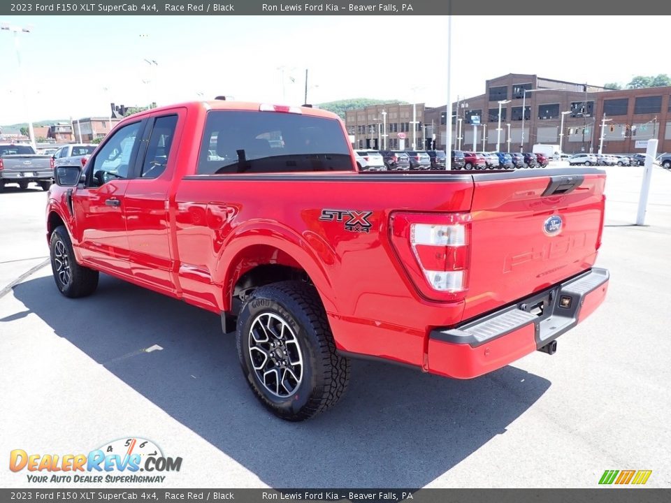 2023 Ford F150 XLT SuperCab 4x4 Race Red / Black Photo #6