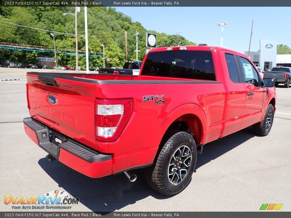 2023 Ford F150 XLT SuperCab 4x4 Race Red / Black Photo #8