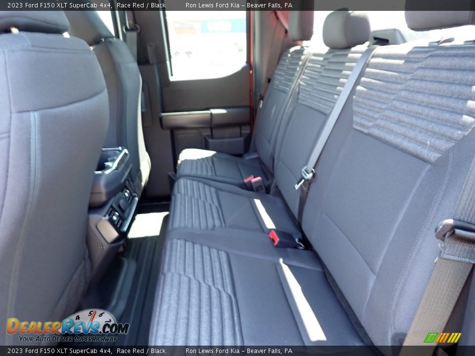 Rear Seat of 2023 Ford F150 XLT SuperCab 4x4 Photo #13