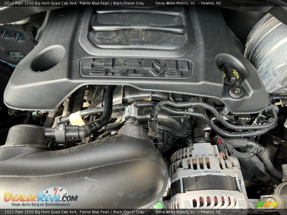 2022 Ram 1500 Big Horn Quad Cab 4x4 5.7 Liter OHV HEMI 16-Valve VVT MDS V8 Engine Photo #11