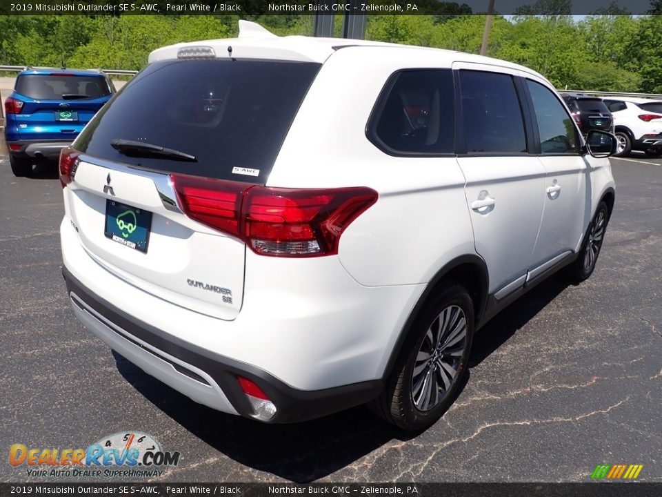 2019 Mitsubishi Outlander SE S-AWC Pearl White / Black Photo #6