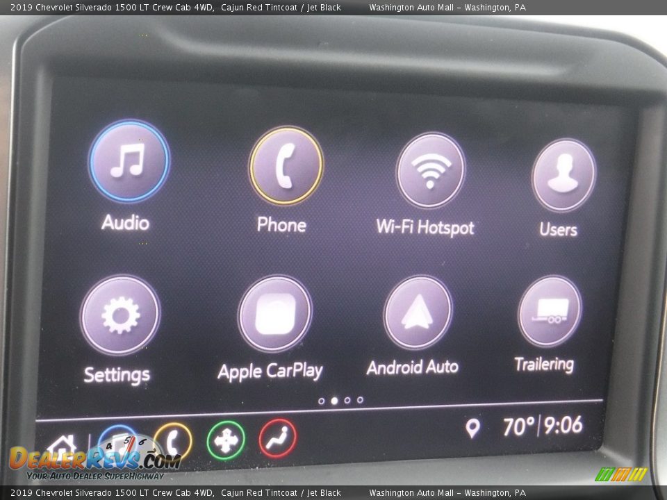 2019 Chevrolet Silverado 1500 LT Crew Cab 4WD Cajun Red Tintcoat / Jet Black Photo #8