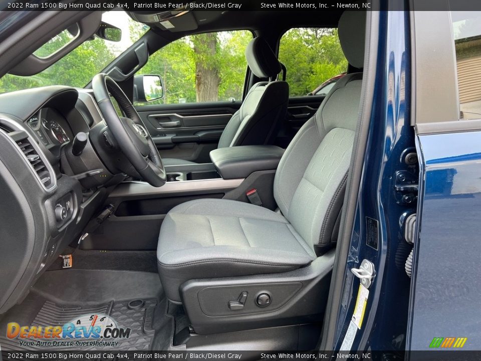 Front Seat of 2022 Ram 1500 Big Horn Quad Cab 4x4 Photo #12