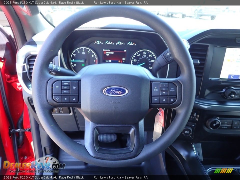 2023 Ford F150 XLT SuperCab 4x4 Steering Wheel Photo #19