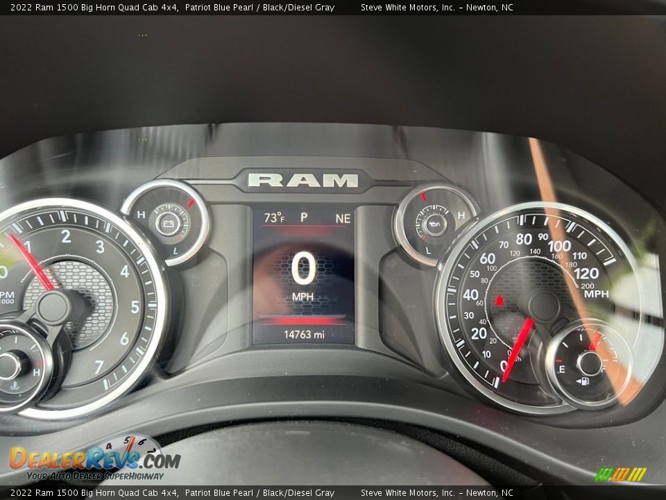 2022 Ram 1500 Big Horn Quad Cab 4x4 Gauges Photo #19