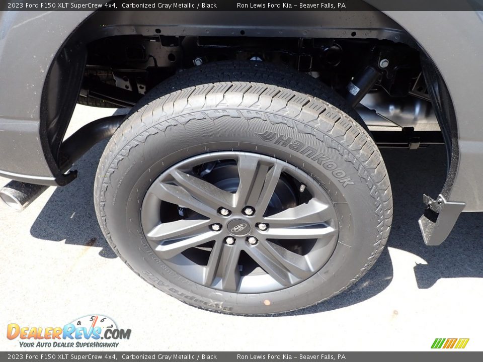 2023 Ford F150 XLT SuperCrew 4x4 Carbonized Gray Metallic / Black Photo #9