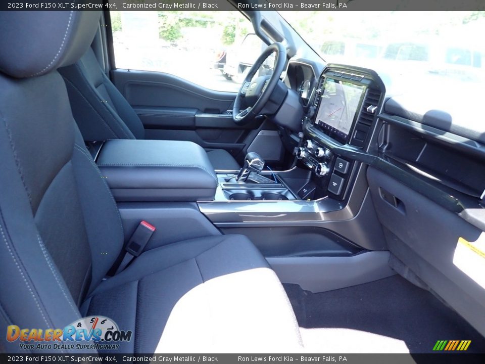 2023 Ford F150 XLT SuperCrew 4x4 Carbonized Gray Metallic / Black Photo #11