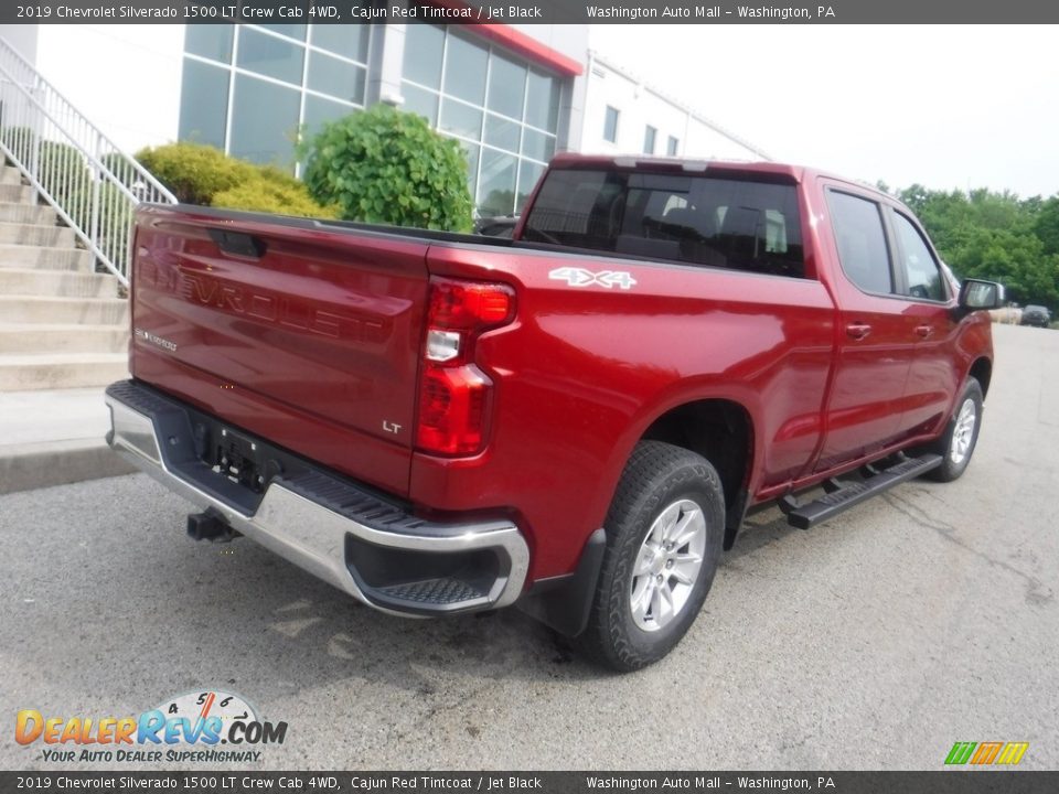 2019 Chevrolet Silverado 1500 LT Crew Cab 4WD Cajun Red Tintcoat / Jet Black Photo #22