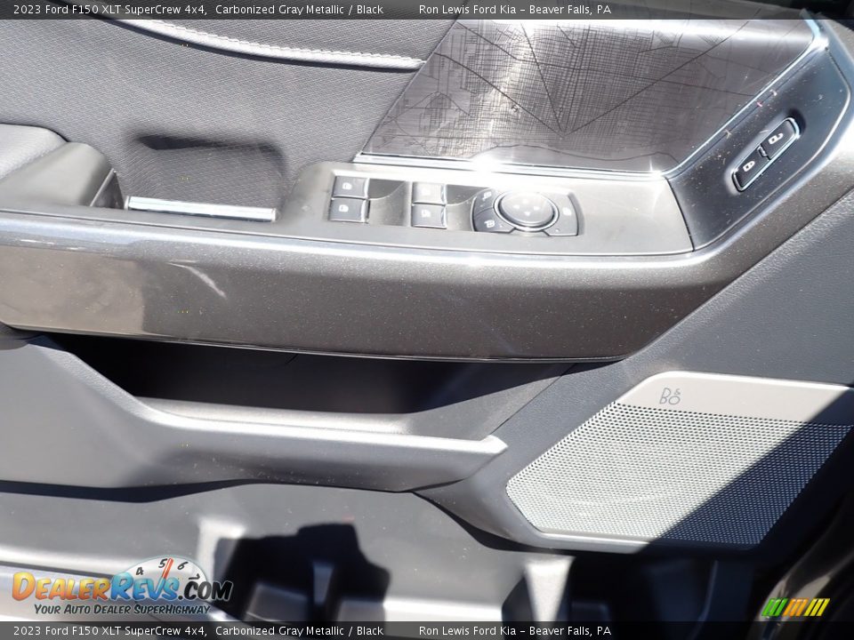 2023 Ford F150 XLT SuperCrew 4x4 Carbonized Gray Metallic / Black Photo #14