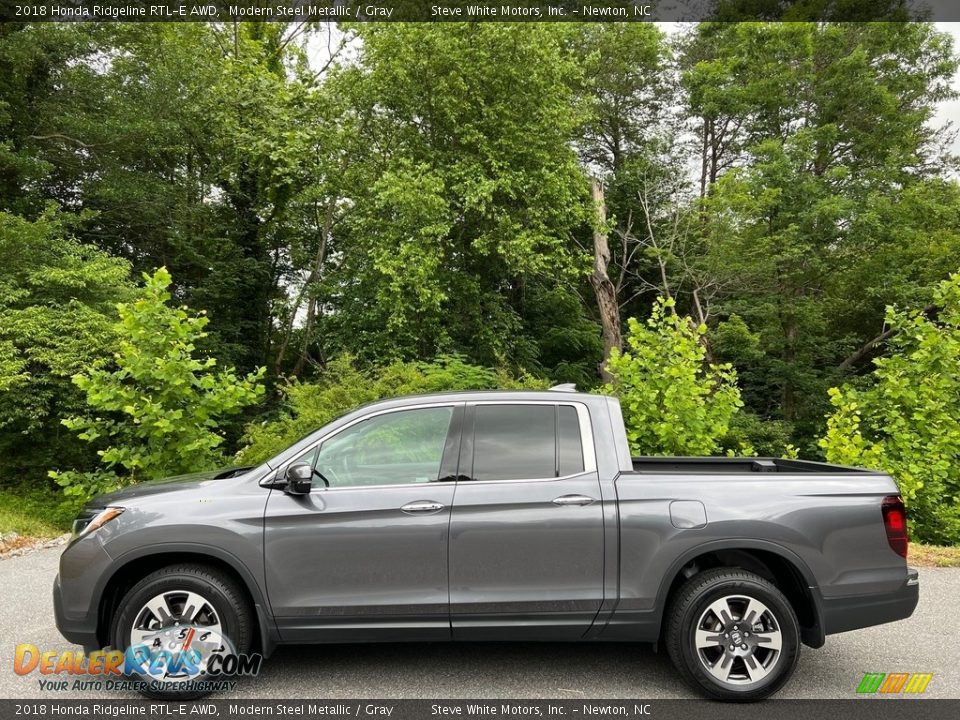 2018 Honda Ridgeline RTL-E AWD Modern Steel Metallic / Gray Photo #1