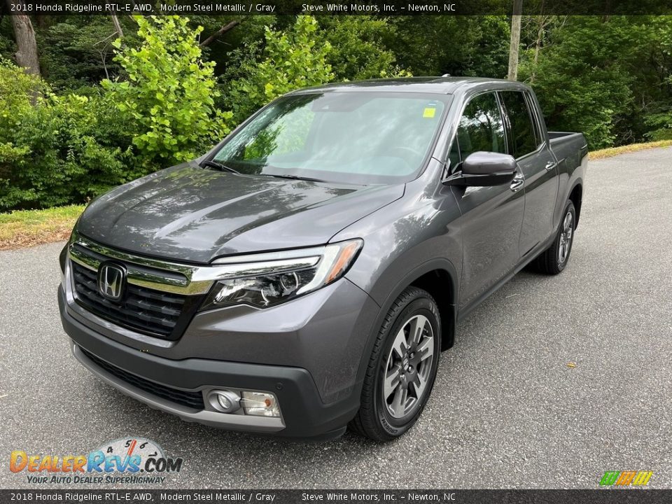 2018 Honda Ridgeline RTL-E AWD Modern Steel Metallic / Gray Photo #2